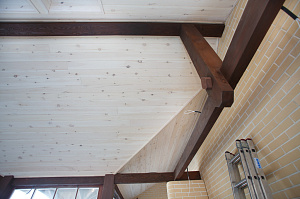 вагонка из кедра для потолка