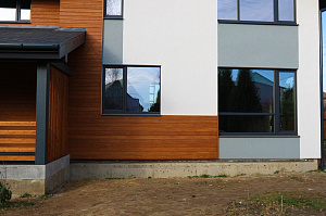 Крашеный фасад