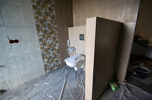 отделка плиткой ванной комнаты