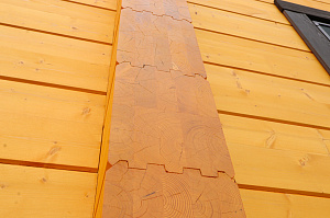 Покраска фасада и архитектурных элементов дома в КП "Ла-Манш"