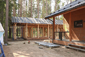 Элегантный банный комплекс с террасой 