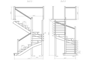 аксонометрическая проекция вид б