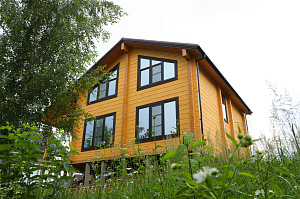 Покраска фасада и архитектурных элементов дома в КП "Ла-Манш"