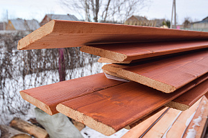 монтаж планкена на фасад