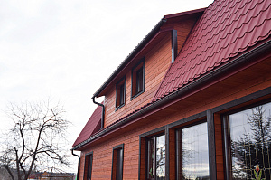 монтаж планкена на фасад