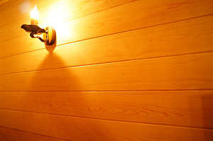 стены обшитые ангарской вагонкой