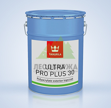 Водоразбавляемая однокомпонентная полиакрилатная краска Tikkurila Ultra Pro Plus 30