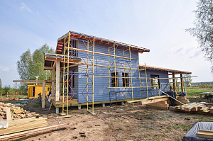 Дом обшитый сайдингом