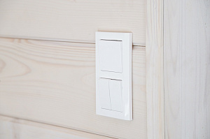 Комплексная отделка дома имитацией бруса 