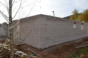 дом из газоблока