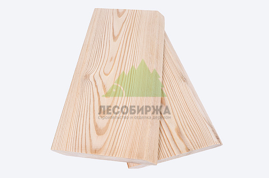 Планкен из лиственницы скошенный сорт ЭКСТРА 190x20x4000