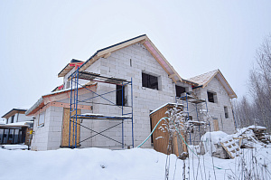 строительство домов из блоков два этажа