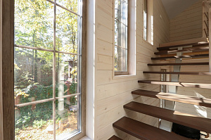 Комплексная отделка дома имитацией бруса 