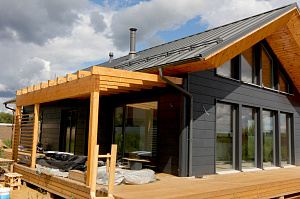 покраска дома краской