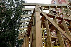 Баня стройка