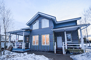 отделка дома планкеном