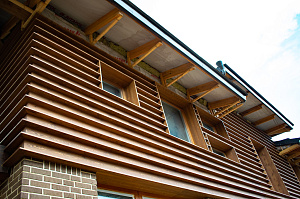 комбинированный фасад