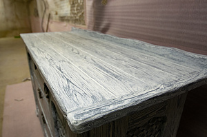 брашировка мебели