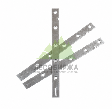 Крепеж для планкена 191х15х1,9 со стопором (зазор стопора 4мм)