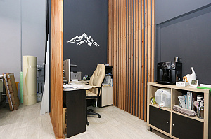 Проект зонирования мастерской в Ропшинский квартал 3: функциональные реечные системы из хвои от Лесобиржа-Спб