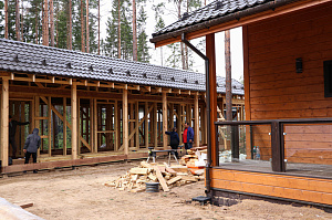 Элегантный банный комплекс с террасой 