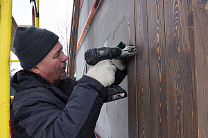 вертикальный монтаж планкена