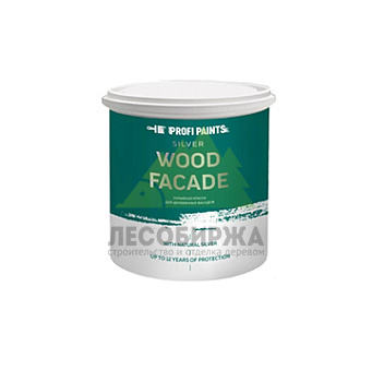 Краска для дерева и OSB износостойкая ProfiPaints SILVER WOOD FACADE база А