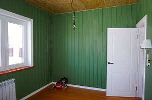 внутренняя покраска имитации бруса