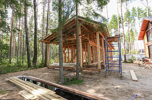 Элегантный банный комплекс с террасой 