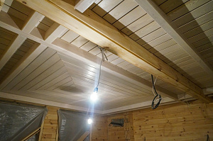 Планкен из лиственницы в интерьере