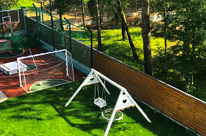 забор деревянный шахматка