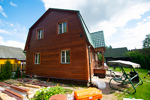 покраска дома из планкена