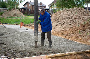 заливаем фундамент