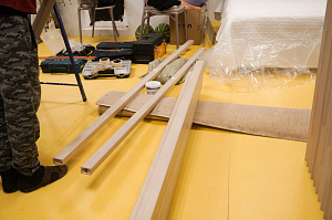 перегородка деревянная 3