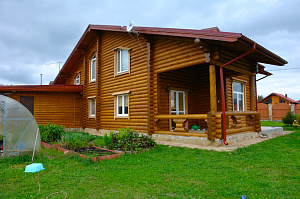 покраска дома на объекте 5