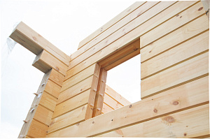 укладка бруса