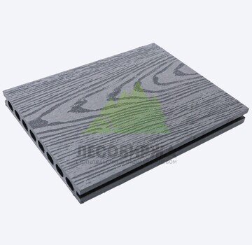 Террасная доска МПК Forte пустотелая шлифовка+тиснение 160х22х8000, С