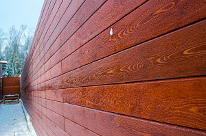 планкен из лиственницы для забора