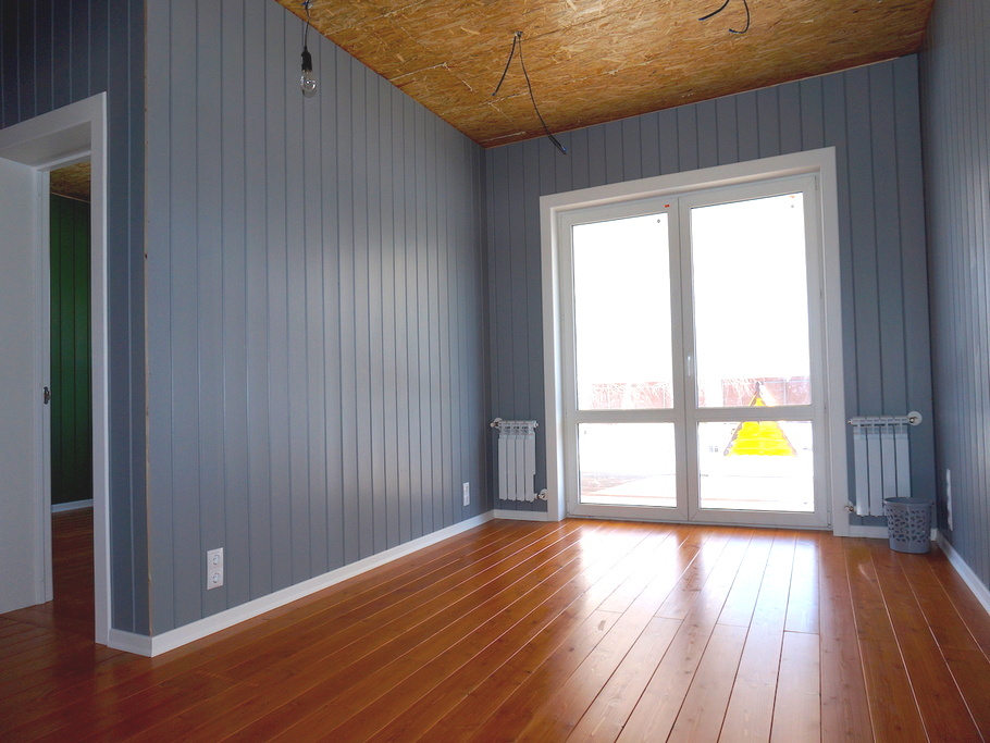 Экологичность, безопасность и стиль: отделка стен имитацией бруса с покраской Teknos Nordika Eco