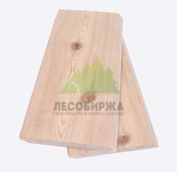 Планкен из лиственницы прямой сорт ВС(С) 120x20x5100
