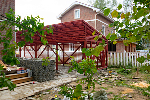 навес для частного дома