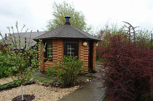 Беседка из дерева на участок