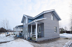 покраска дома маслом