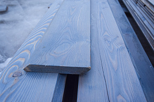 покраска планкена маслом