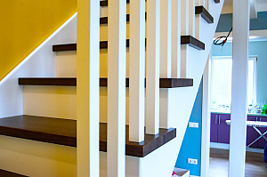 лестница с колошницей