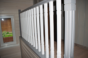 лиственничные перила