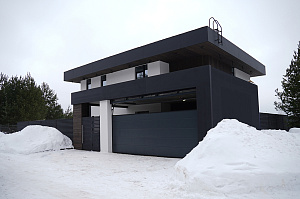 Комбинированный фасад от Лесобиржа-Спб: гармония стиля и долговечности в 