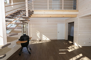 Комплексная отделка дома имитацией бруса 