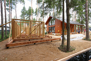 Элегантный банный комплекс с террасой 