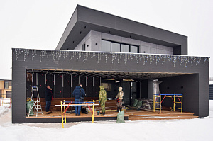 термопланкен на фасаде